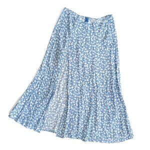 Reformation Zoe Skirt in Blue Floral